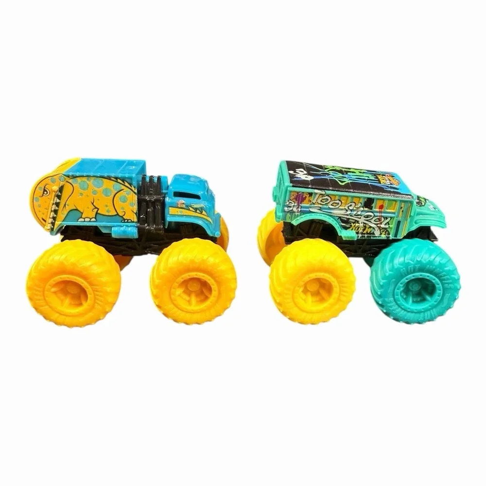 Hot Wheels Monster Trucks Die-Cast Vehicles Lot (2)